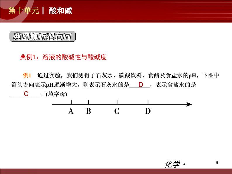 化学九年级下第10单元 酸和碱教学课件第6页