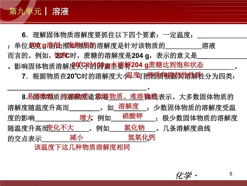 化学九年级下第09单元 溶液教学课件05