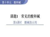 10.1 常见的酸和碱--（课件+教案）人教版九年级化学下册