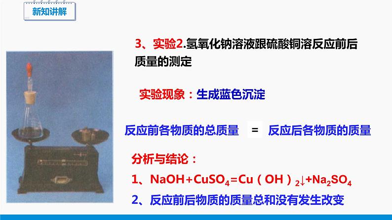 4.3 质量守恒定律 同步课件 初中化学科粤版九年级上册07