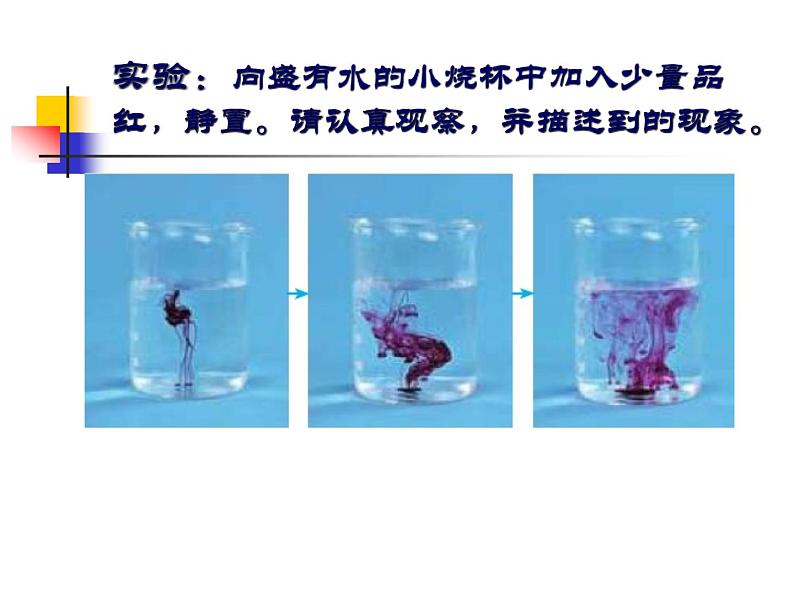 京改版九年级上册化学  3.3 分子 课件第3页