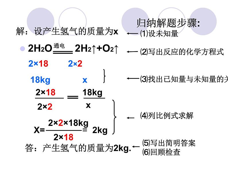 鲁教版九年级上册化学  5.3 化学反应中的有关计算 课件第8页