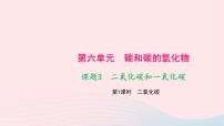 初中化学人教版九年级上册课题3 二氧化碳和一氧化碳教学课件ppt