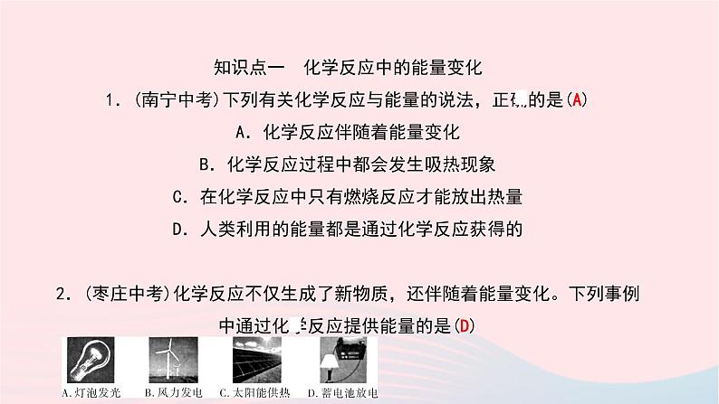 化学人教版九年级上册同步教学课件第7单元 燃料及其利用 课题2 燃料的合理利用与开发 第1课时 燃料的利用05