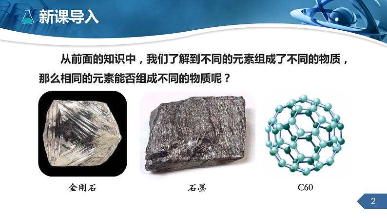 人教版化学九上第六单元课题1　金刚石、石墨和C60课件课时1第2页