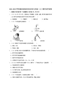 2021-2022学年湖北省武汉市江汉区九年级（上）期中化学试卷