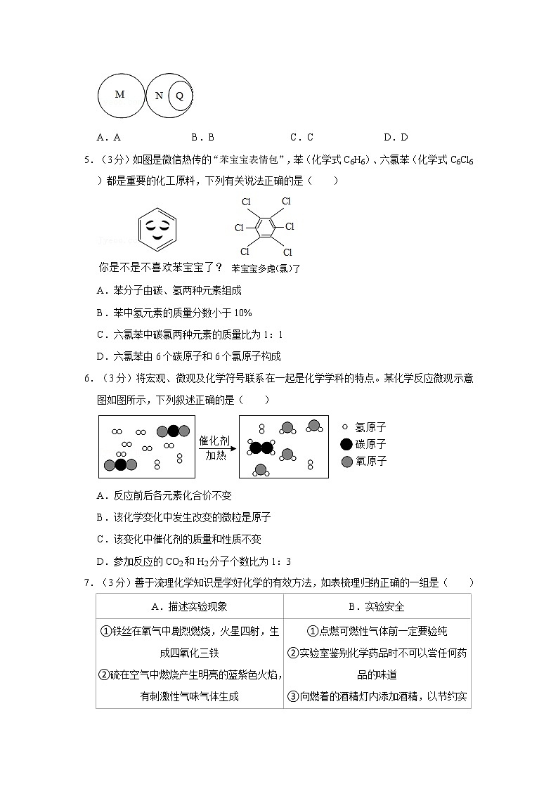 2019-2020学年湖北省武汉市武昌区拼搏联盟九年级（上）期中化学试卷第2页