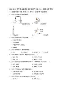 2019-2020学年湖北省武汉市青山区九年级（上）期中化学试卷