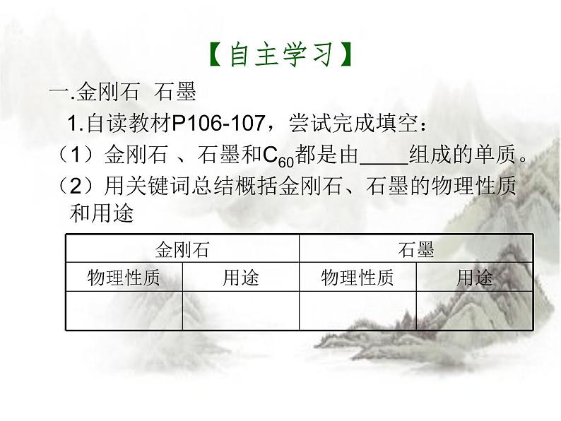 化学九年级上学期第六单元课题1金刚石、石墨和C60课件04