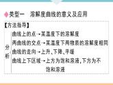 初三人教版九年级化学下册安徽习题讲评课件同步练习2九单元溶液8专题二溶解度和溶质的质量分数