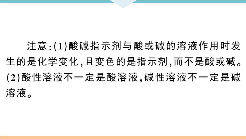 初三人教版九年级化学下册安徽习题讲评课件同步练习3十单元酸和碱1课题1常见的酸和碱1课时04