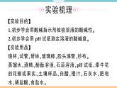 初三人教版九年级化学下册安徽习题讲评课件同步练习3十单元酸和碱8实验活动7溶液酸碱性的检验