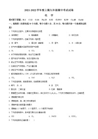 河南省驻马店市上蔡县第一初级中学2021-2022学年九年级上学期期中化学试题