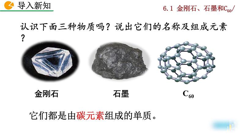 人教版初中化学九上 第六单元  课题1 金刚石、石墨和C60课件02