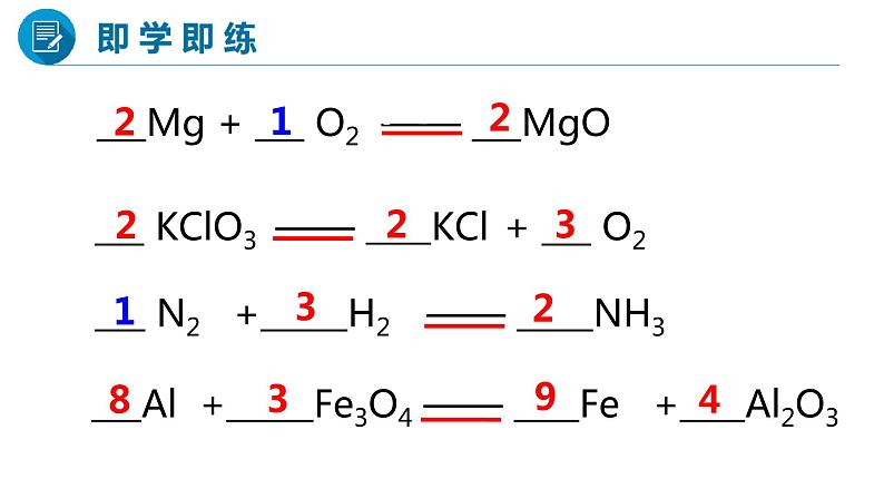 人教版初中化学 九上 第五单元 课题2  如何正确书写化学方程式    第1课时课件07