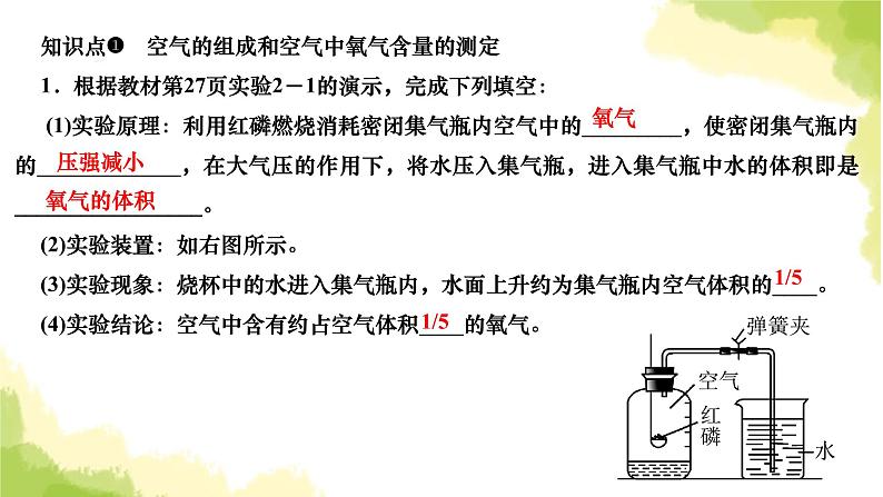 人教版九年级化学上册课题1空气第1课时空气是由什么组成的课件03