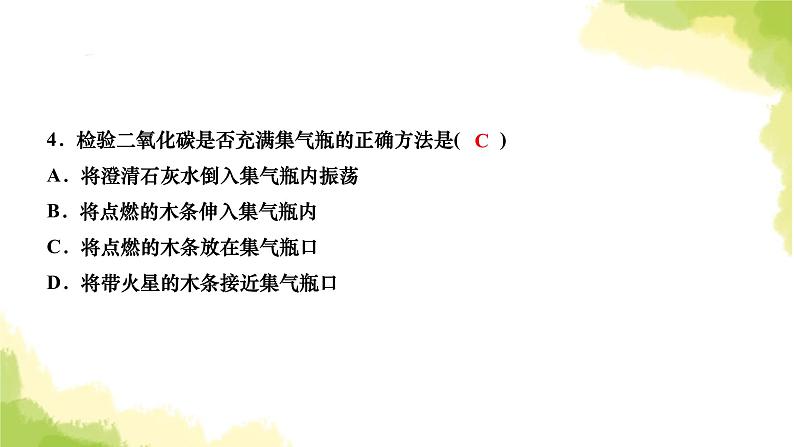 人教版九年级化学上册课题2二氧化碳制取的研究课件05