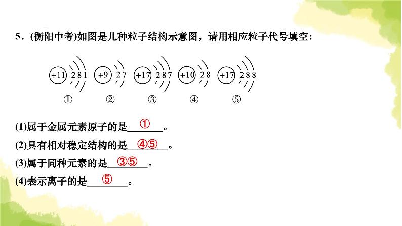 人教版九年级化学上册第三单元高频考点训练与易错易混突破课件第7页