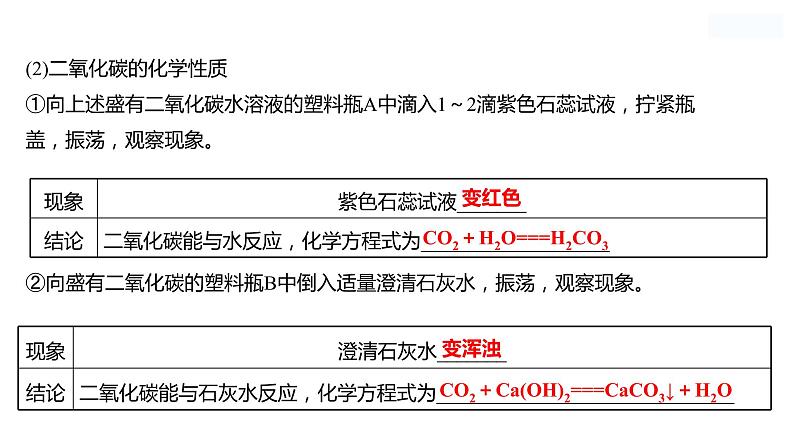 到实验室去：二氧化碳的实验室制取与性质 课件  2022-2023 鲁教版 化学 八年级第4页