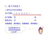 3.1.2  原子中的电子 课件 鲁教版 五四学制 八年级全