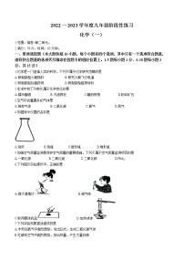 江西省萍乡市2022-2023学年九年级上学期阶段性练习化学试题（一）（含答案）