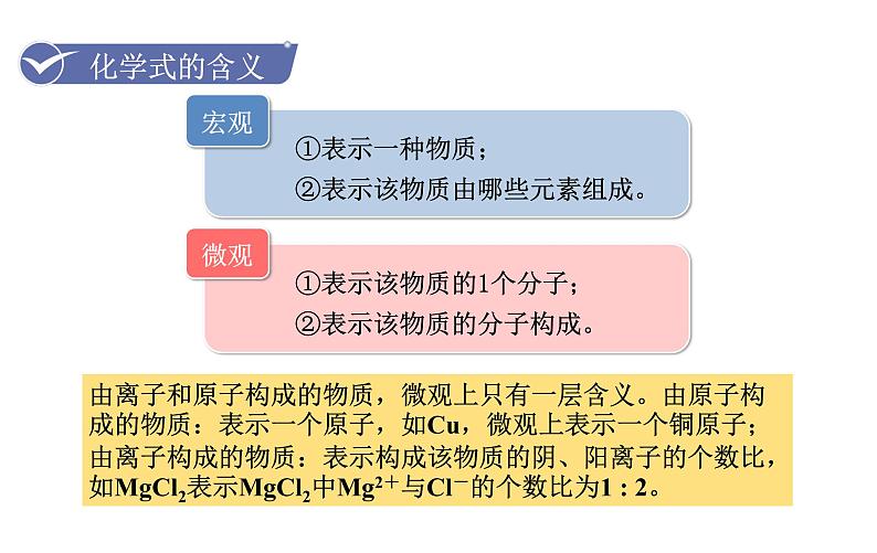 人教版九年级化学上册课件 4.4.1 化学式第6页