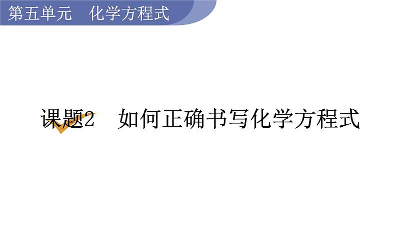 初中化学人教版九上 5.2 如何正确书写化学方程式课件—九年级化学上册第1页