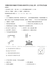 安徽省阜阳市城南中学2022-2023学年九年级上学期第一次月考化学试卷(含答案)