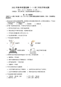 福建省泉州市安溪县2022-2023学年九年级上学期质量监测（一）化学试题(含答案)