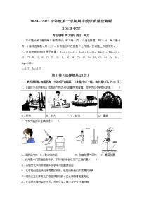 2020-2021学年上学期山东省青岛市西海岸九年级期中化学试题（无答案）