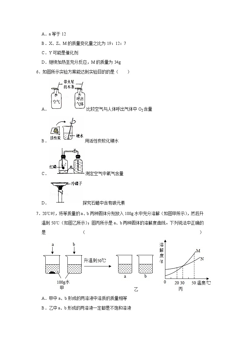 2021年河北省沧州市南皮县中考化学一模试卷_02