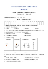 【培优分级练】人教版化学九年级 第2次月考月考测评卷（含解析）-本册综合