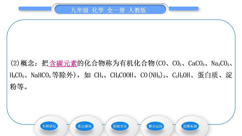 人教版九年级化学第十二单元化学与生活课题3有机合成材料习题课件07