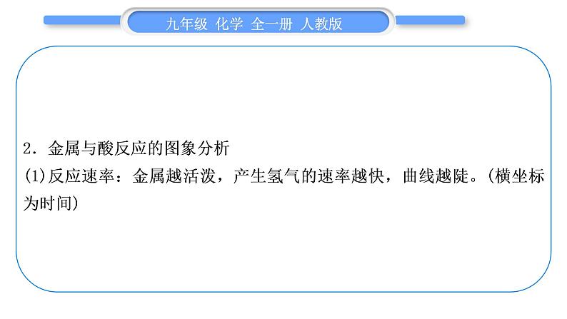 人教版九年级化学第八单元金属和金属材料小专题四金属活动性顺序及其应用习题课件03