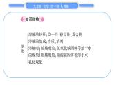 人教版九年级化学第九单元溶液第九单元复习与提升习题课件