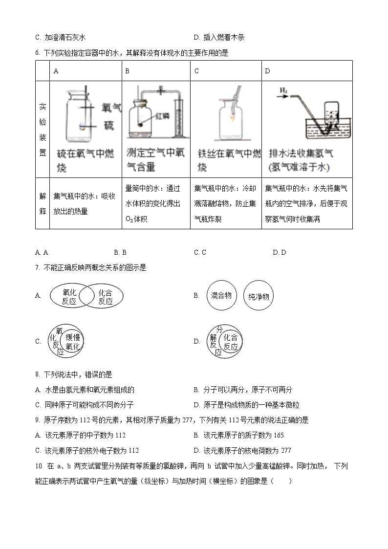 湖北省恩施市龙凤镇民族初级中学2022-2023学年秋九年级上学期期中化学试题(含答案)第2页