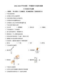 山东省淄博市高青县2022-2023学年八年级上学期期中化学试题(含答案)