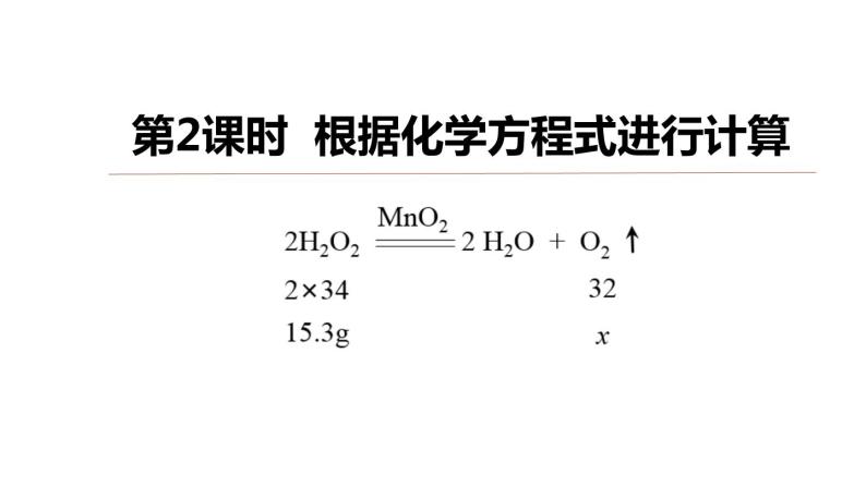 4.4 化学方程式 第2课时 课件-2022-2023学年九年级化学科粤版上册01