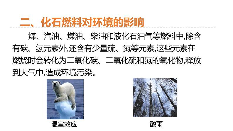 5.4古生物的“遗产”一化石 燃料 课件---2022-2023学年九年级化学科粤版06