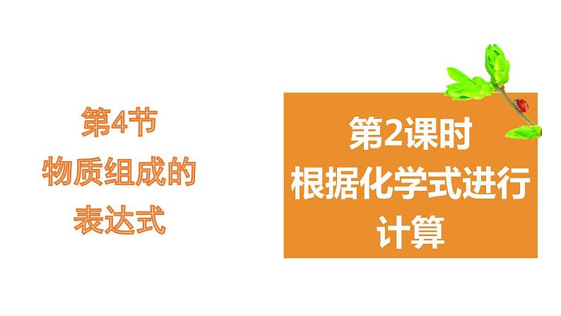 3.4.2根据化学式进行计算第1页