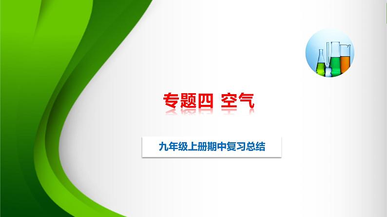 人教版化学9上期中复习 专题四《空气》知识点课件+习题（含答案）01