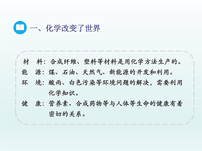 2022九年级化学上册第一单元步入化学殿堂第一节化学真奇妙课件（鲁教版）05