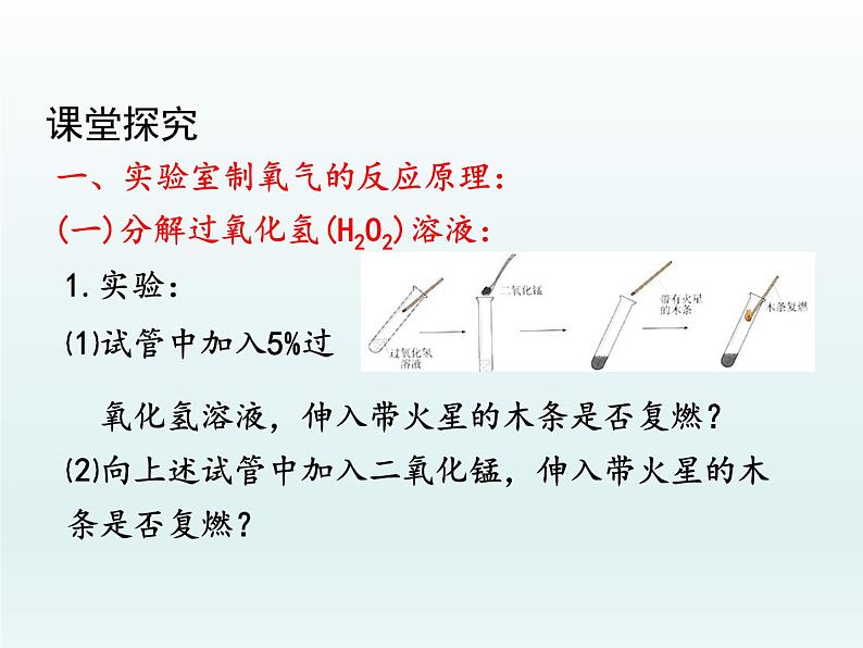 九年级化学上册第二单元我们周围的空气课题3制取氧气第1课时实验室制取氧气的原理课件（人教版）06