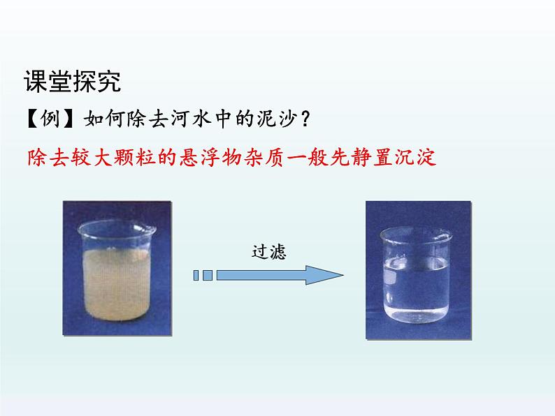 九年级化学上册第四单元自然界的水课题2水的净化第1课时水的净化课件（人教版）第7页