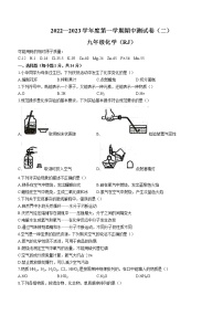 河南省驻马店市新蔡县古吕中学2022-2023学年九年级上学期期中化学测试题（二）(含答案)