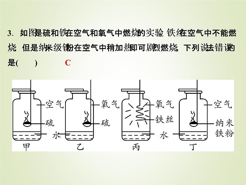 中考化学复习第6讲空气和氧气精练课件05