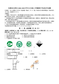 无锡市江阴市2022-2023学年九年级上学期期中考试化学试题（无答案）