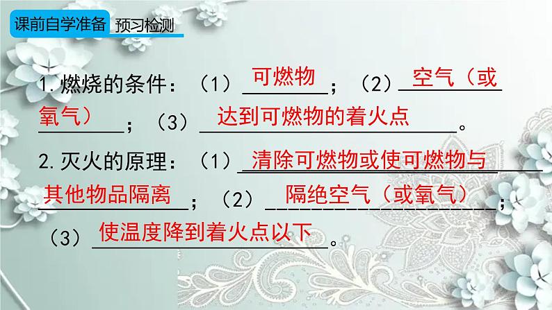 人教版化学九年级上册 实验活动3 燃烧的条件 课件第4页