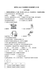 河南省南阳市新野县2022年秋九年级期期中化学试题(含答案)