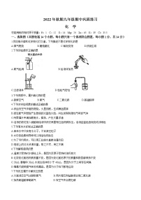 河南省南阳市南召县2022-2023学年九年级上学期期中化学试题(含答案)